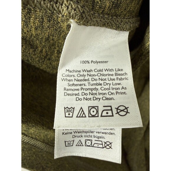 Eddie Bauer Men’s Crew Neck T-Shirt Large Tee Wicking Motion FreeDry Green - Picture 5 of 9